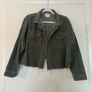 American Eagle Outfitters Green Utility Jacket